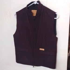 Vintage Powder River Outfitters wool blend vest